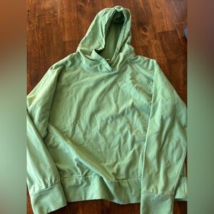Champion Pullover Hoodie, Sage Green, 2 Side Pockets, XL